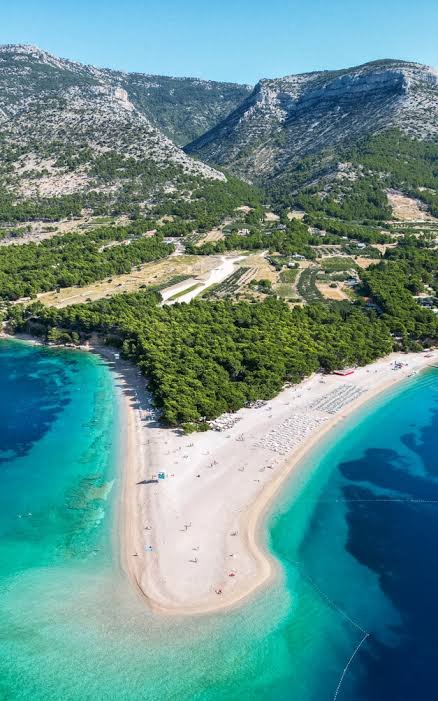 Golden Horn Zlatni Rat beach Brač island private boat tour Croatia