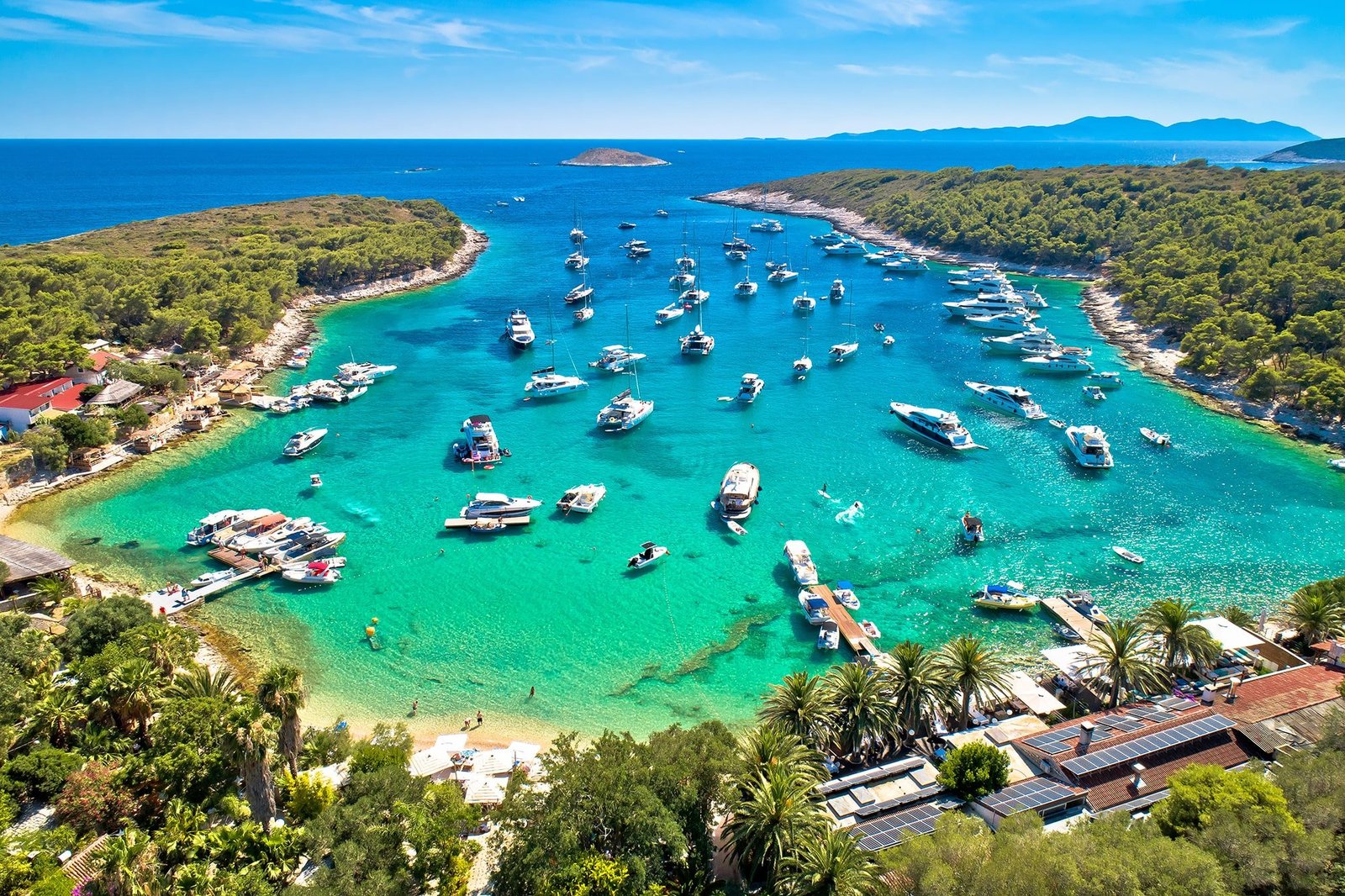 Palmizana Bay Pakleni Islands Hvar Croatia beach bars