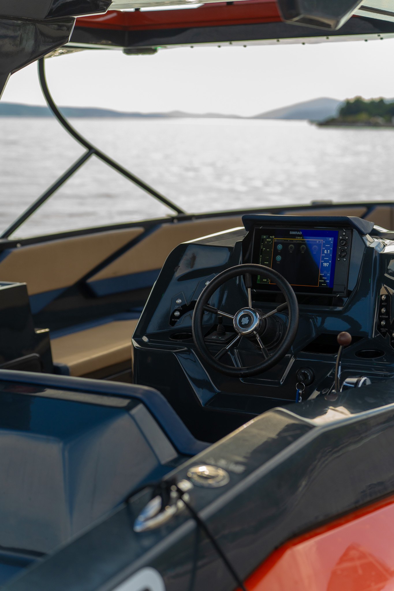 Raptor Alesta cockpit Simrad navigation Croatia