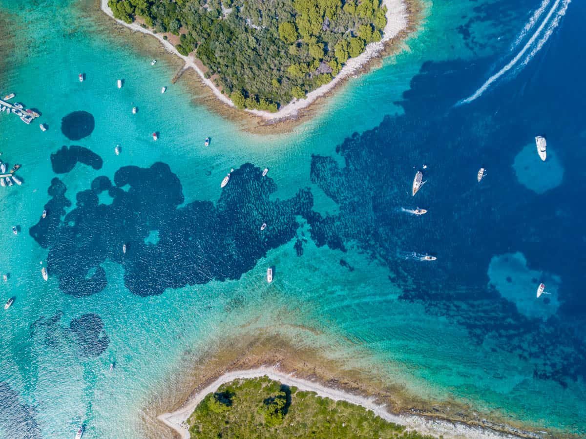 Ciovo Island Trogir Croatia turquoise hidden beaches